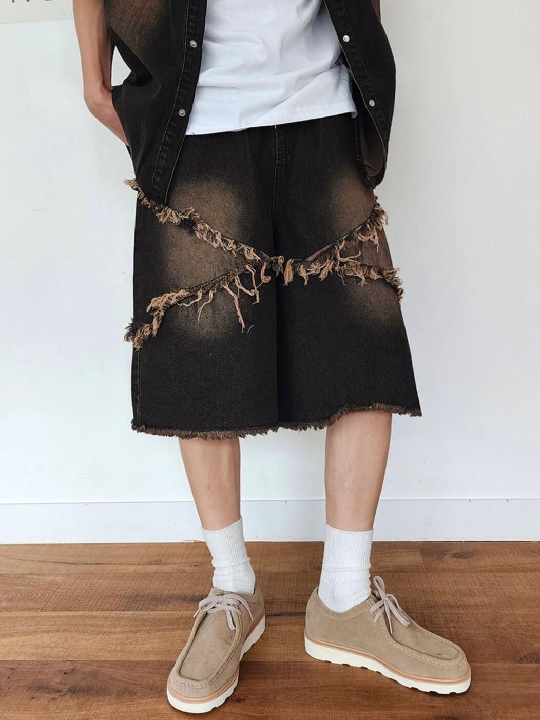 洗水牛仔短褲 MEMENTO-045P