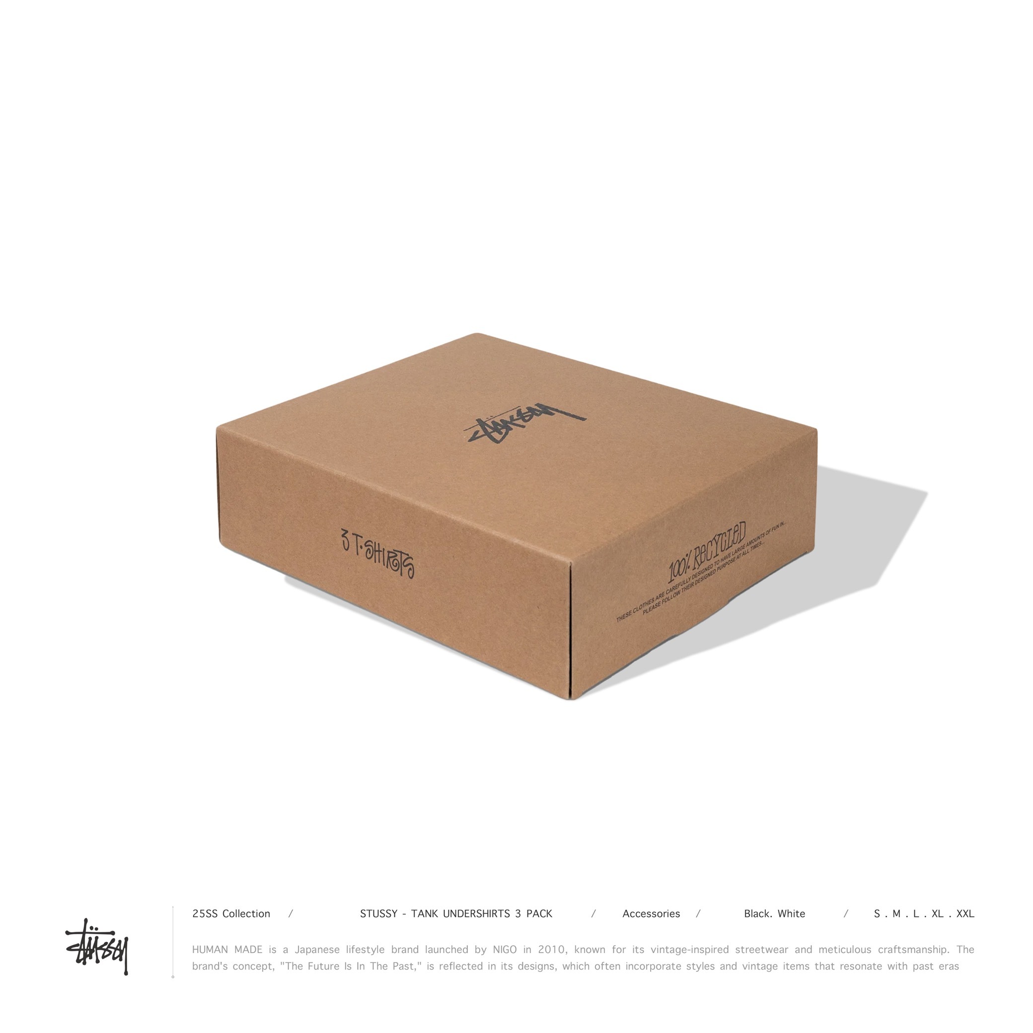 [ 預約販売 ] Stussy - UNDERSHIRTS 3 PACK