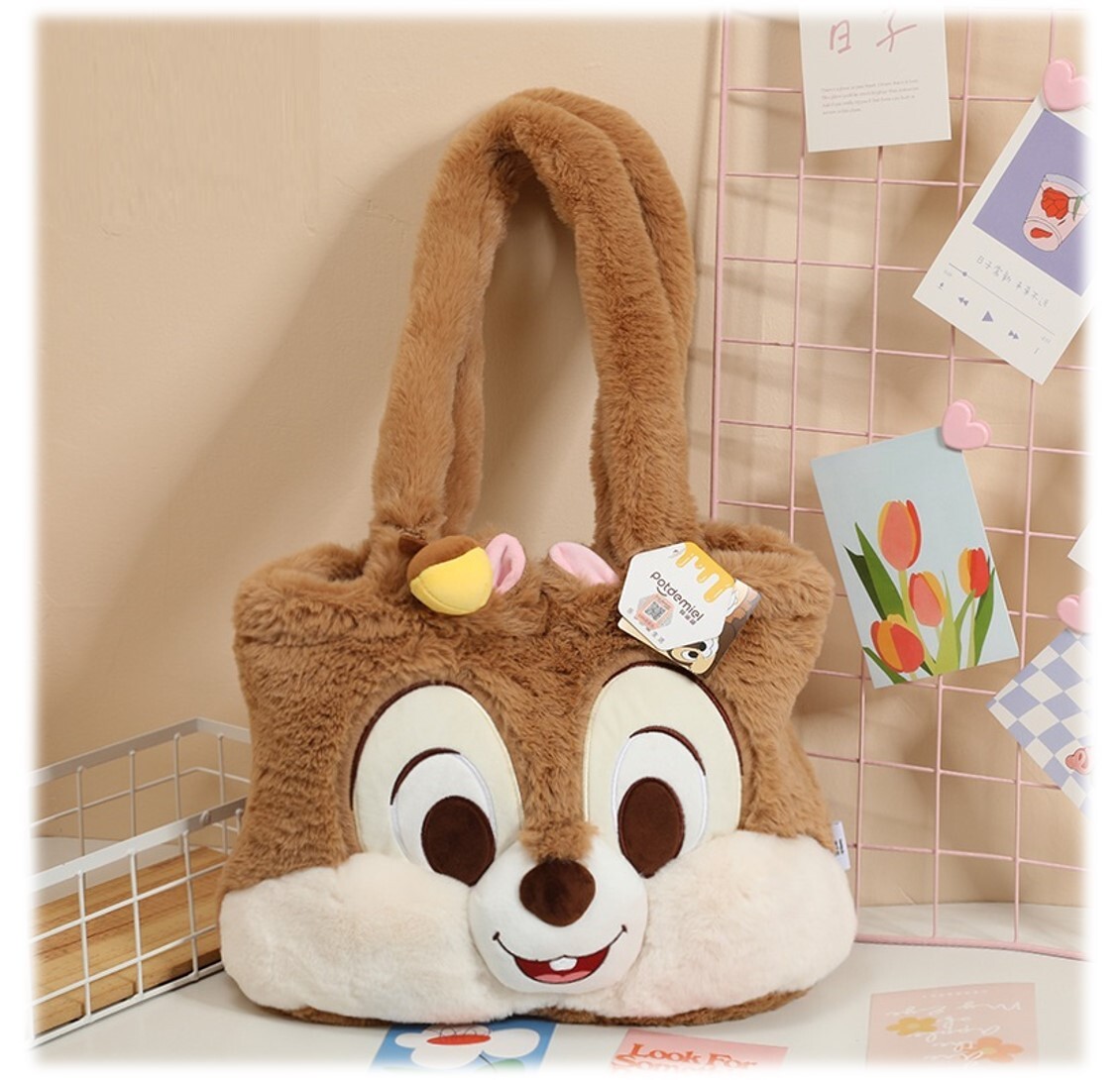 迪士尼鋼牙與大鼻| 毛绒手挽袋  | 單肩包