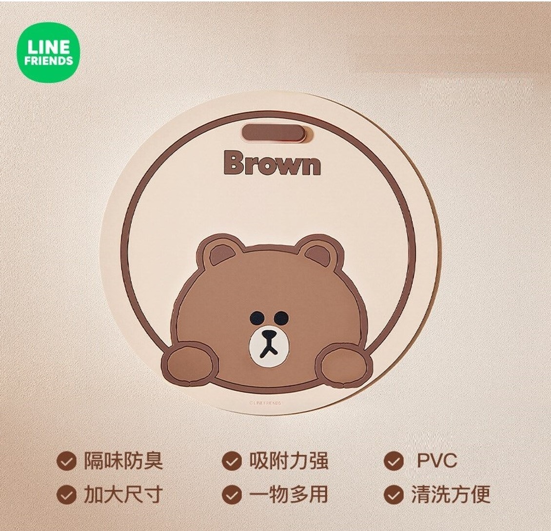 LINE FRIENDS |浴室防臭矽膠墊