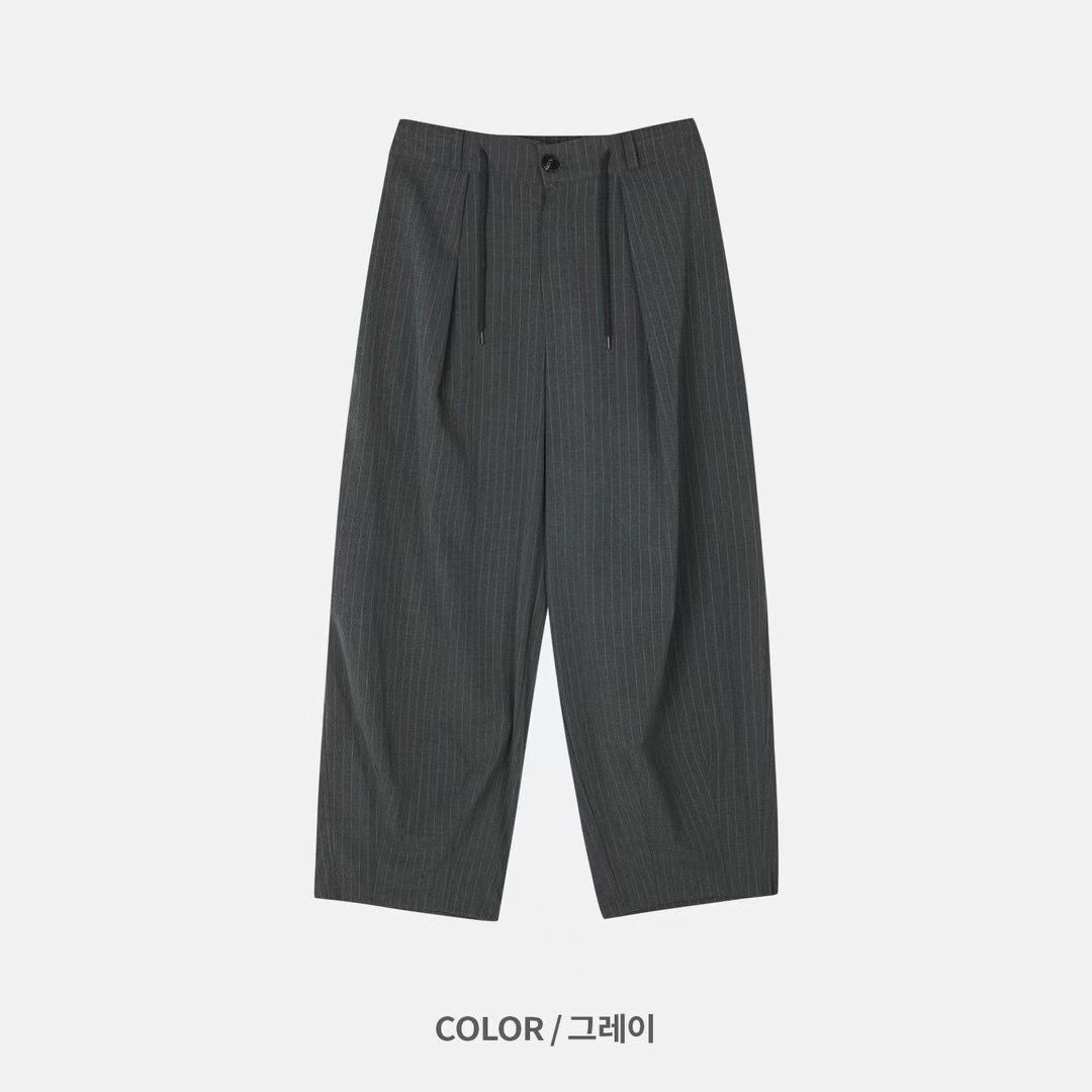 直紋鬆身褲 P3133