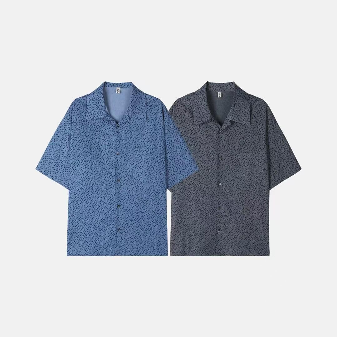 花紋短袖恤衫 S2332