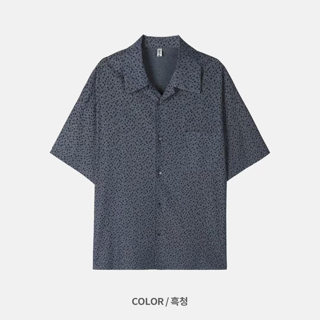 花紋短袖恤衫 S2332