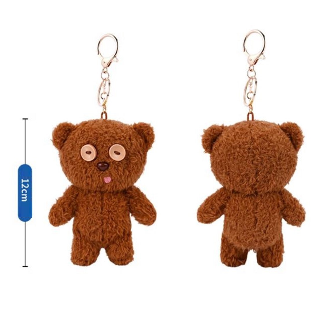 迷你兵團 毛絨掛件公仔 鎖匙扣飾物-Tim