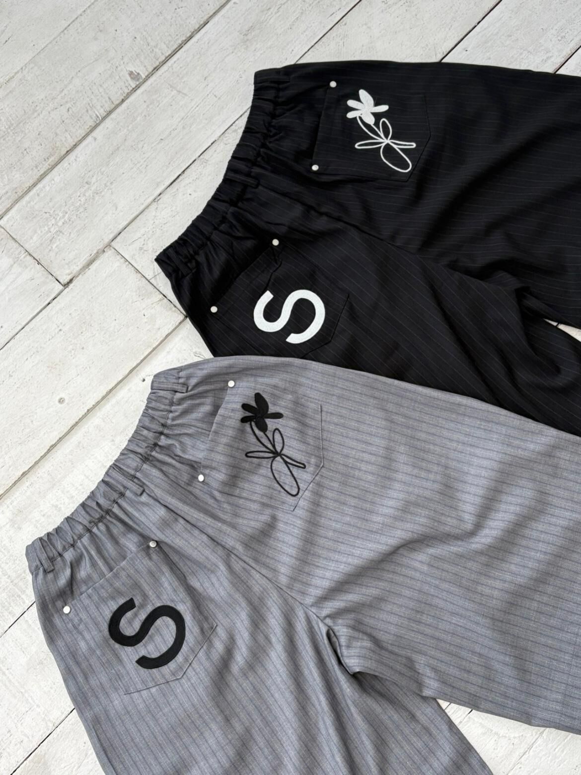 直間圖案短褲 Seeot-067P