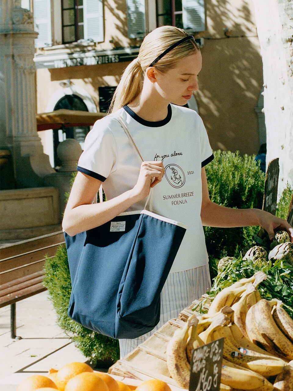FOLNUA ♥ Mer Eco Bag Nylon/追跡付 FOLNUA l フォルニュア