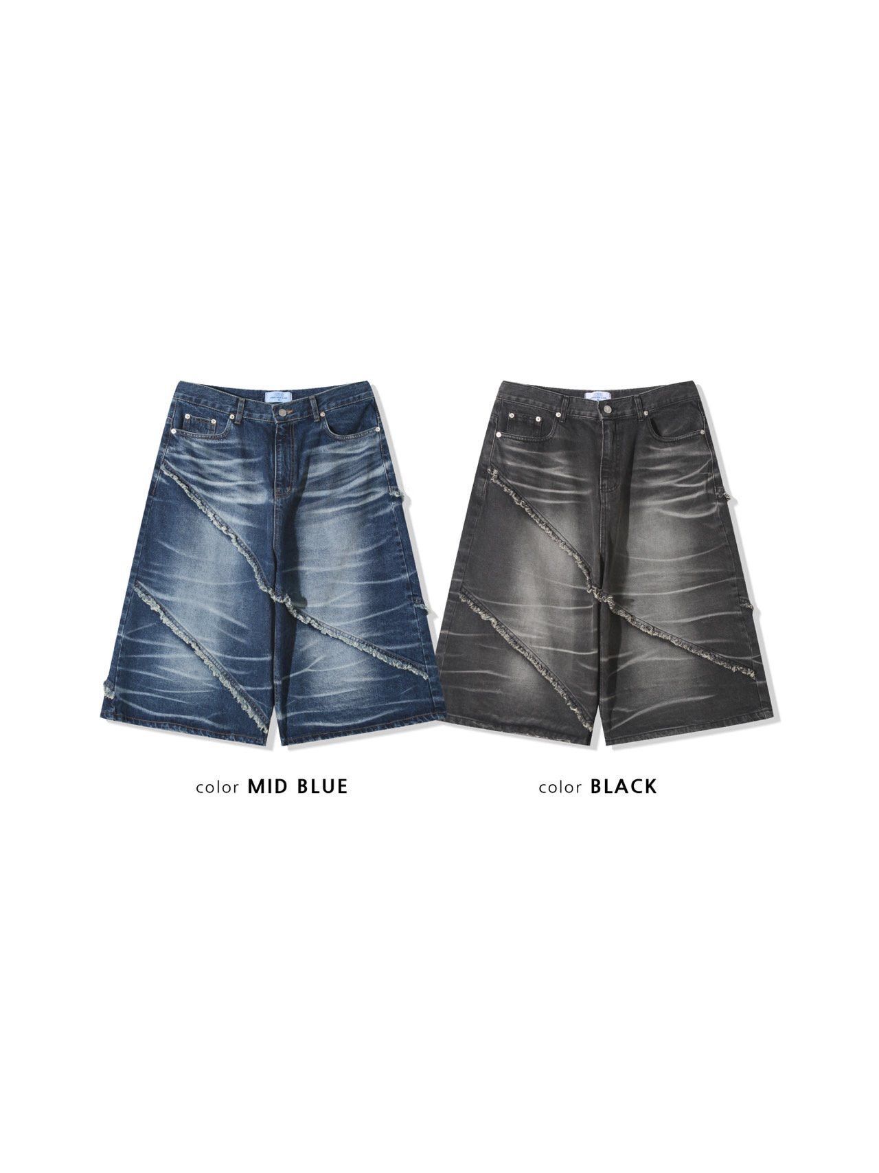 洗水牛仔短褲 UNUSED-092P