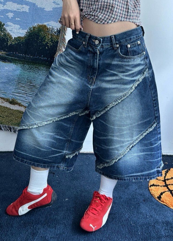 洗水牛仔短褲 UNUSED-092P