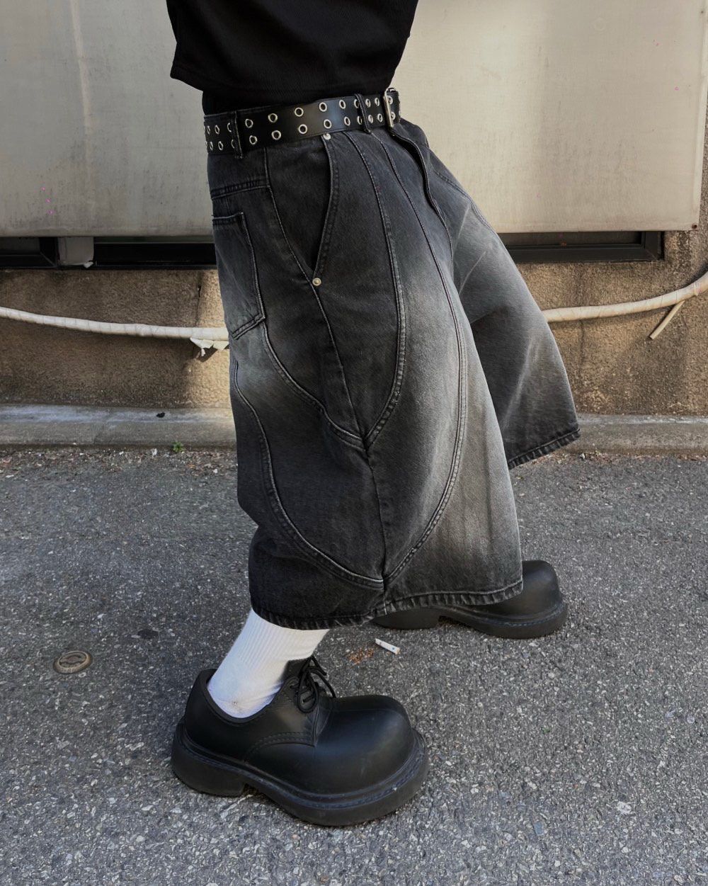 洗水牛仔短褲 UNUSED-094P