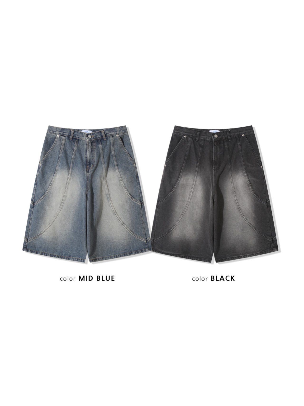 洗水牛仔短褲 UNUSED-094P