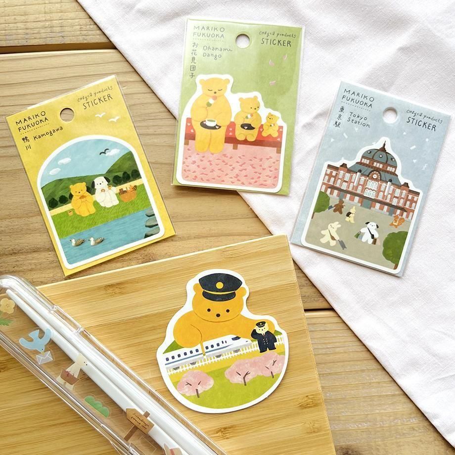 福岡麻利子 防水大貼紙｜日本表現社