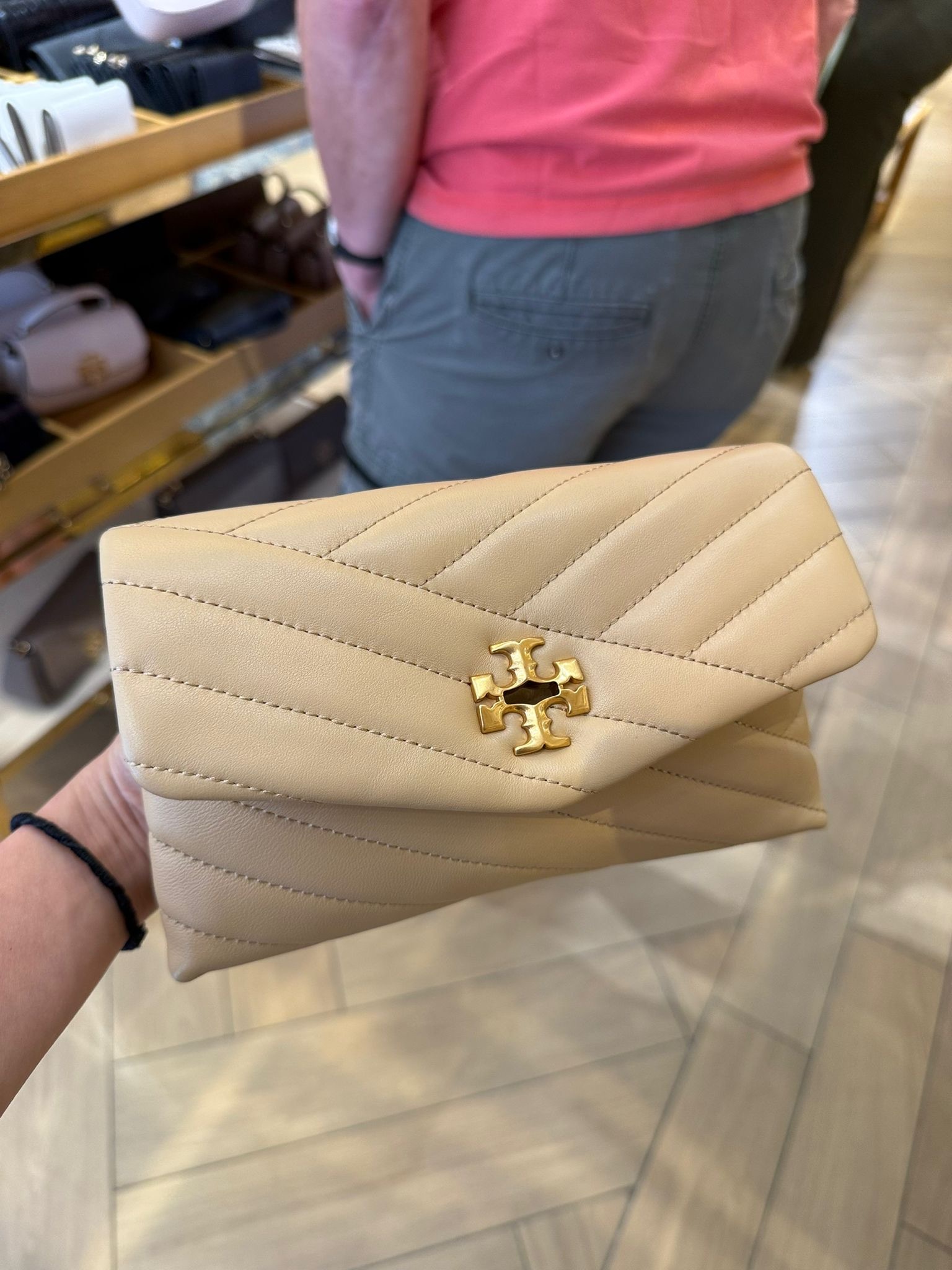 Tory Burch Kira Chain Bag Desert Dune