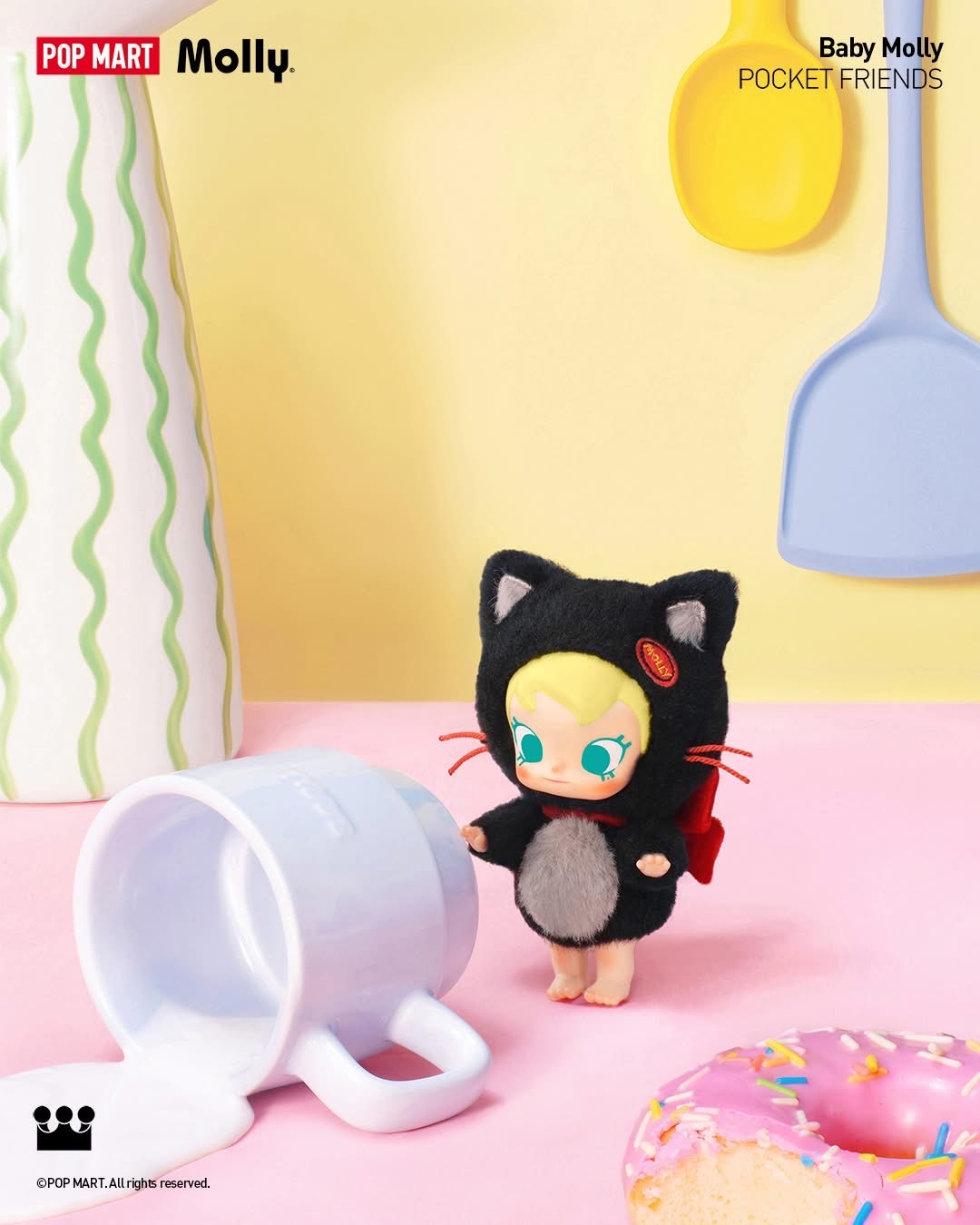 ✨POPMART baby molly Pocket Friends 5点 Baby Molly Pocket Friends Series-Vinyl Plush Pendant Blind