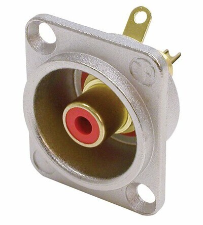 Neutrik Phono (RCA) Chassis Connectors NF2D-2
