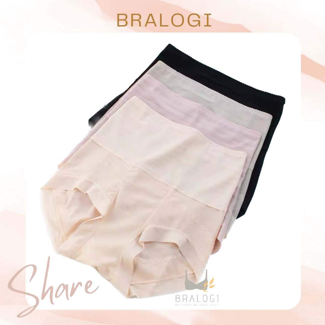 7926 完塑4D纖腰桑蠶絲無痕雕塑高腰塑褲 M-XXL