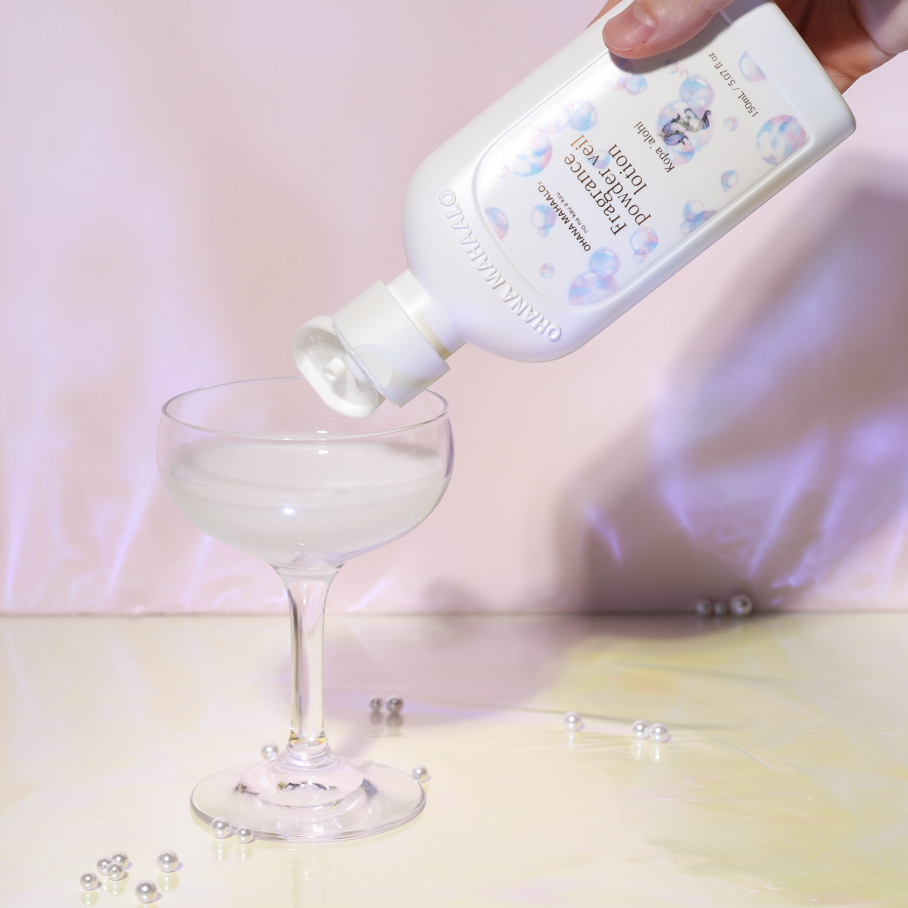 OHANA MAHAALO 泡泡寶馬 涼感粉滑水凝露150ml