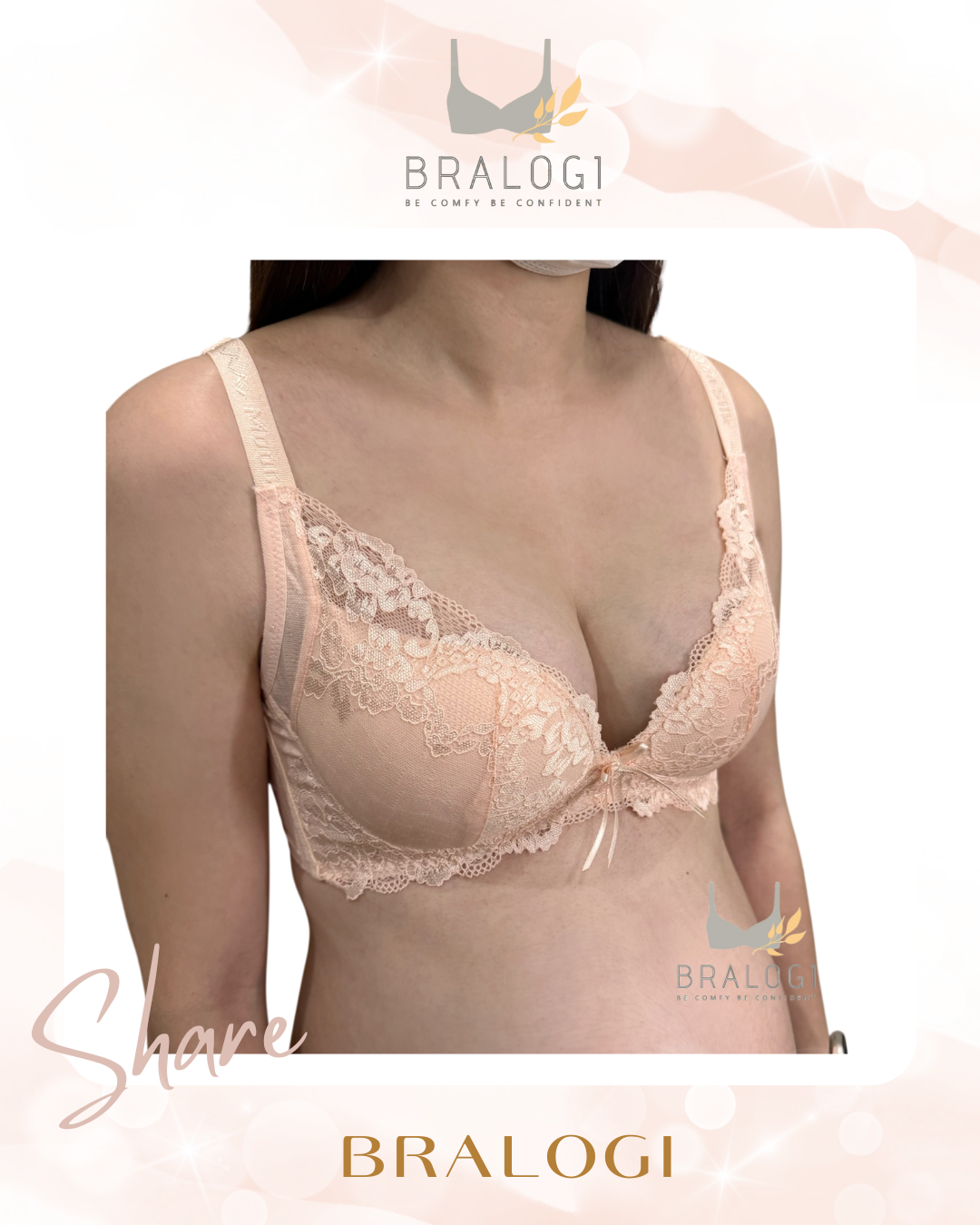 27938 集中包覆機能無鋼圈內衣 B-C罩