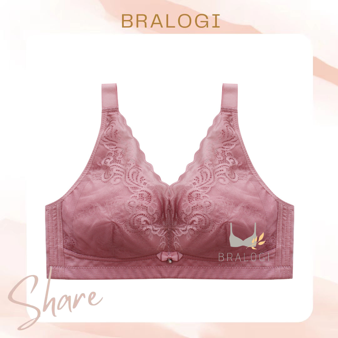 8006 深V抹胸機能蠶絲無鋼圈 C-E罩