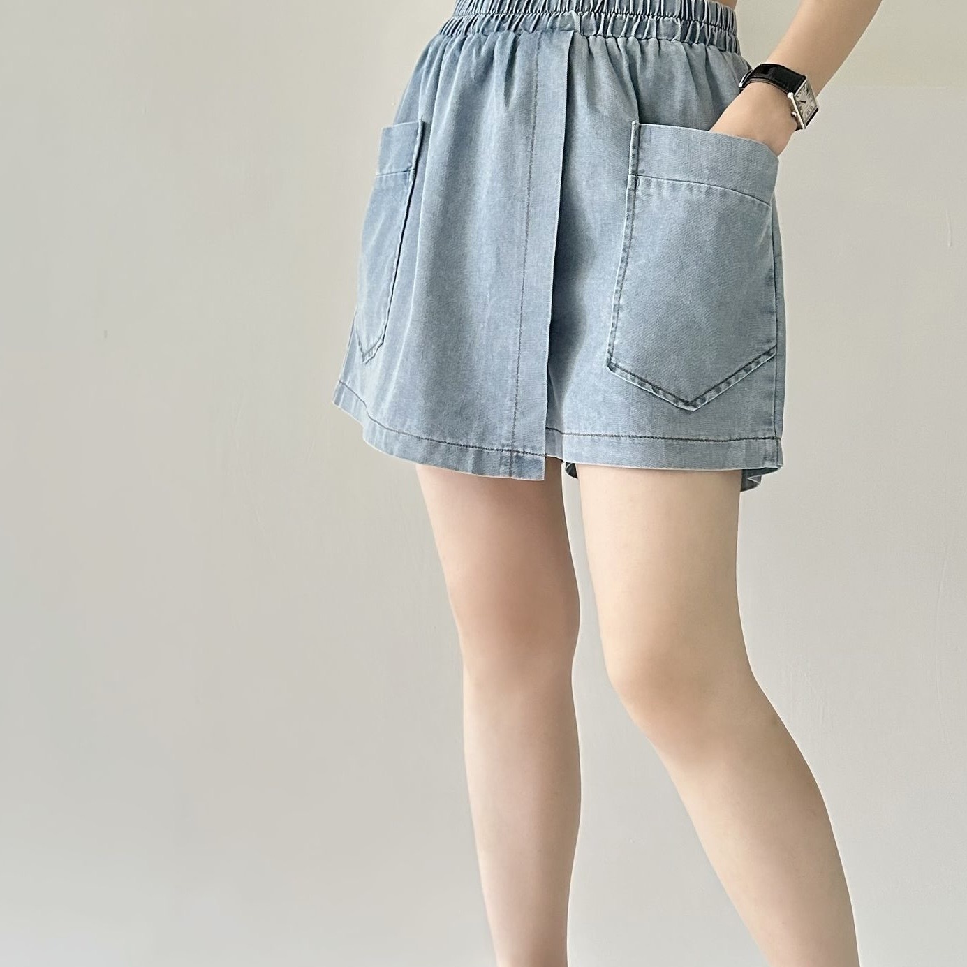 【BONNIE】前袋牛仔短褲