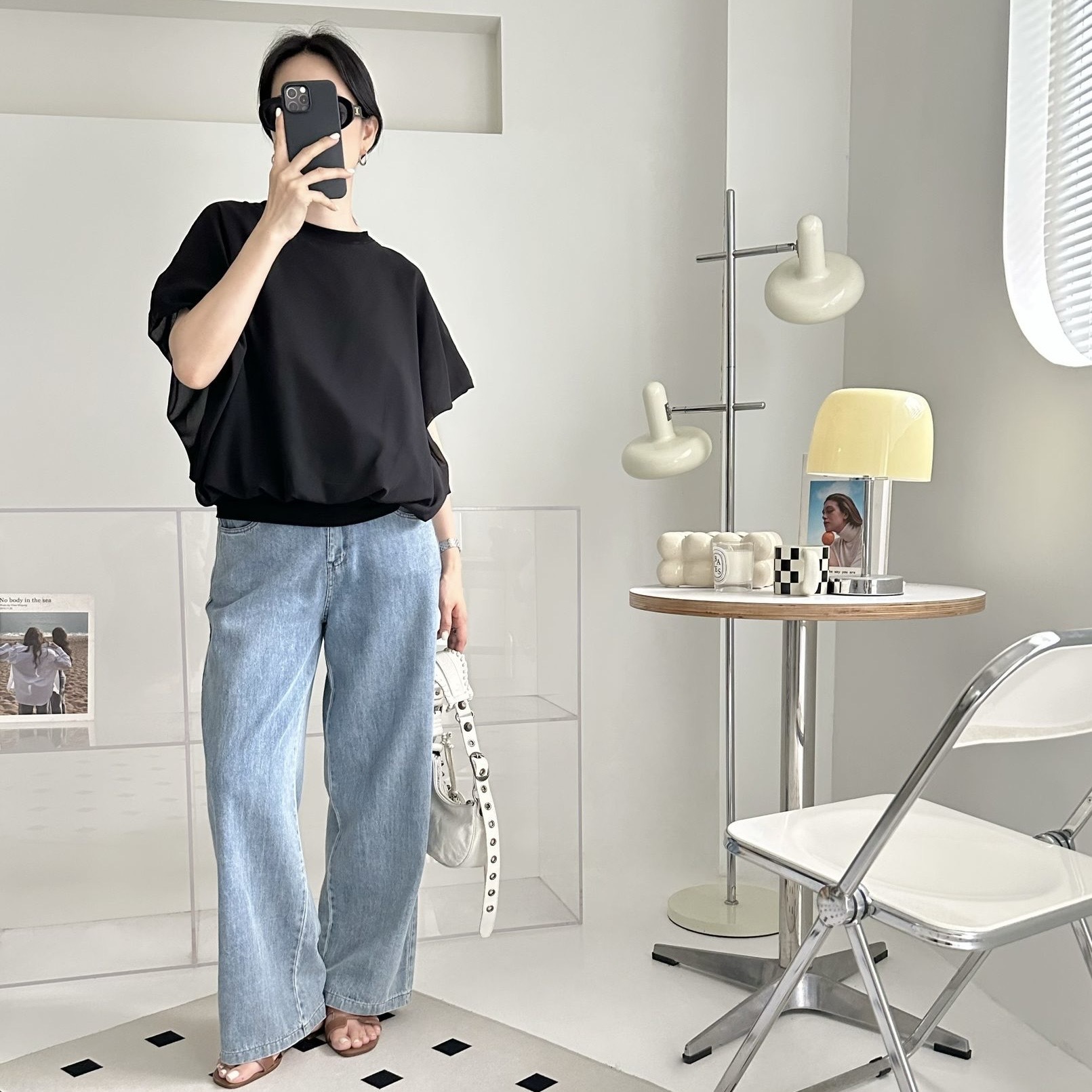 【BONNIE】紗面小袖TOP