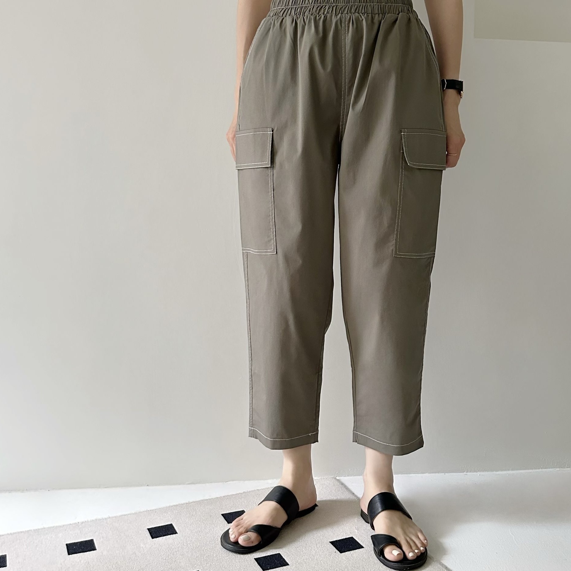 【BONNIE】車線速乾修腳褲