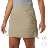 [S] COLUMBIA TUSK WOMENS MARINA BAY SKORT, 1191665-TUSK (SZZ622)