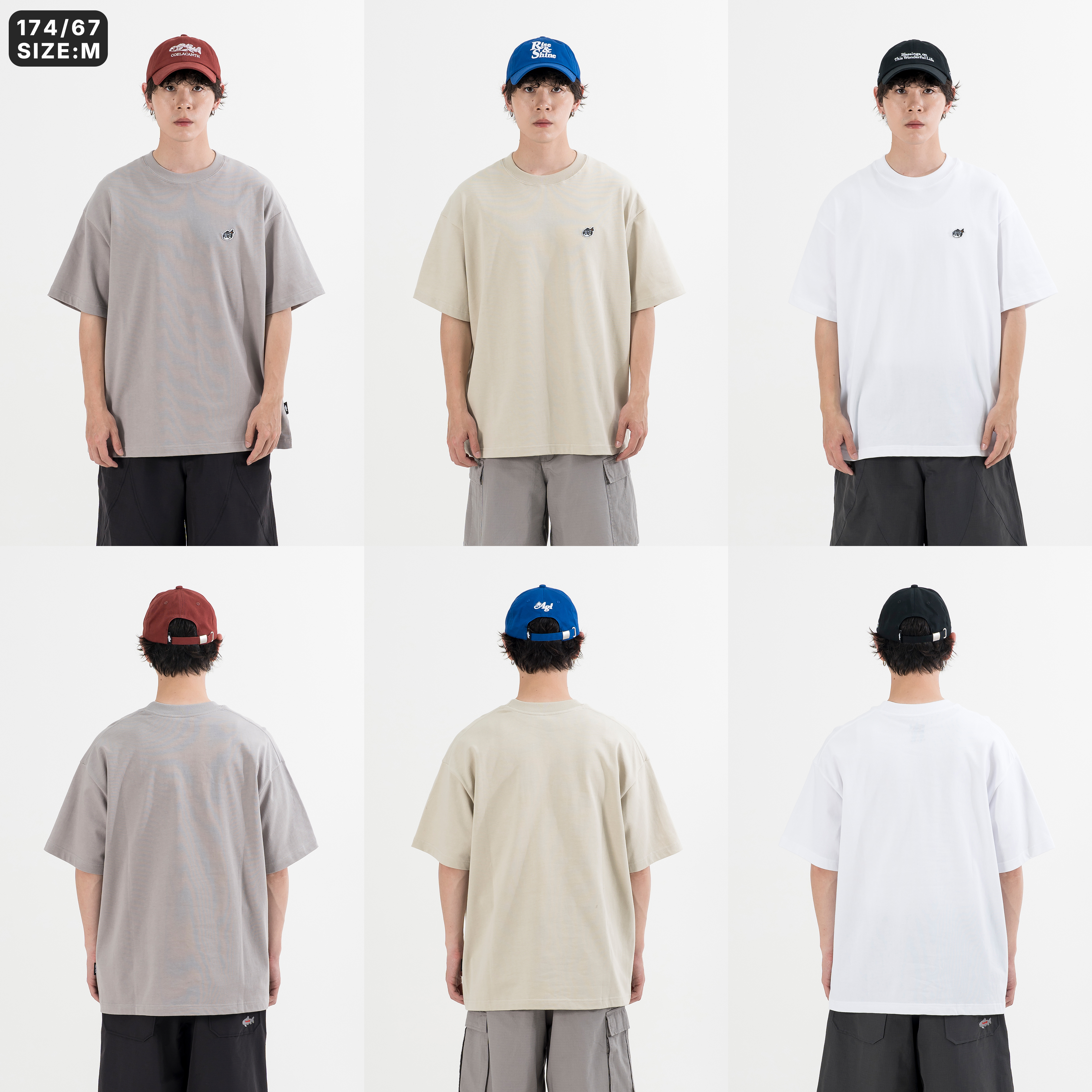 AGILITY Embroidery Logo Heavy Tee 刺繡鮭魚丸 短袖Tee [RS6-LG2]