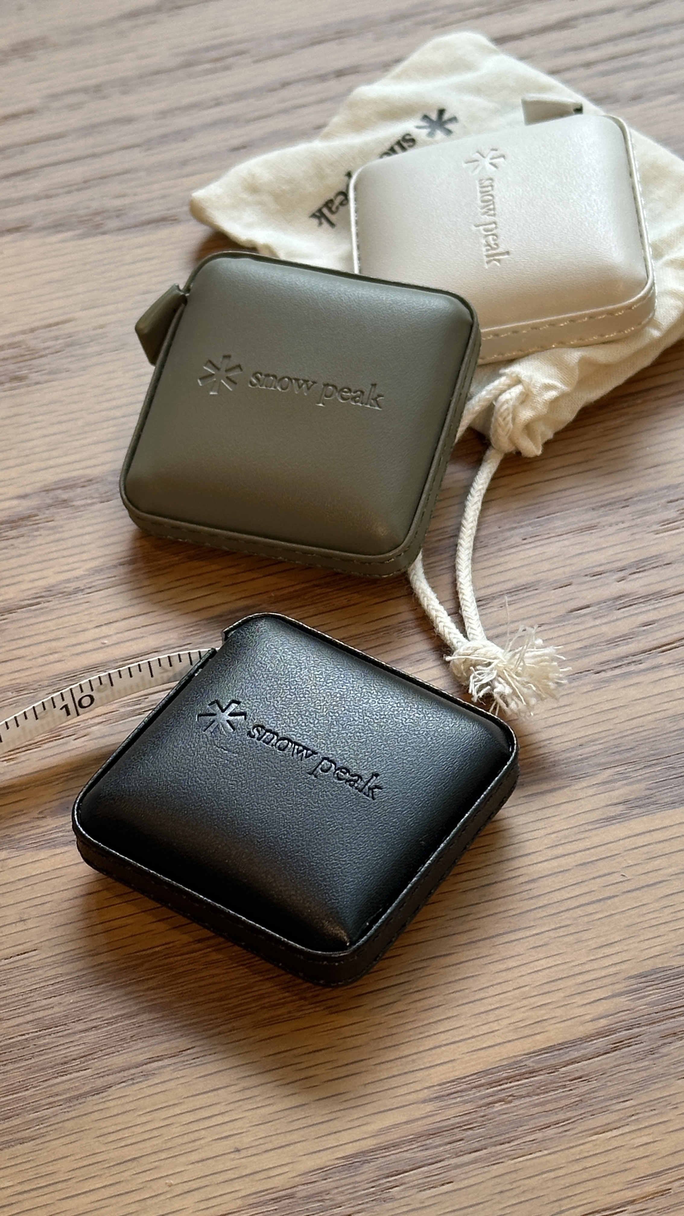 【現貨】snow peak 鋼印 皮革捲尺 150cm 三色