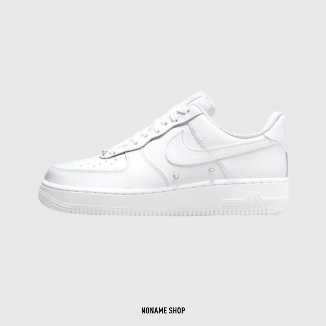 💥出清特價💥 NIKE AIR FORCE 1 AF1 珍珠 荔枝皮 全白