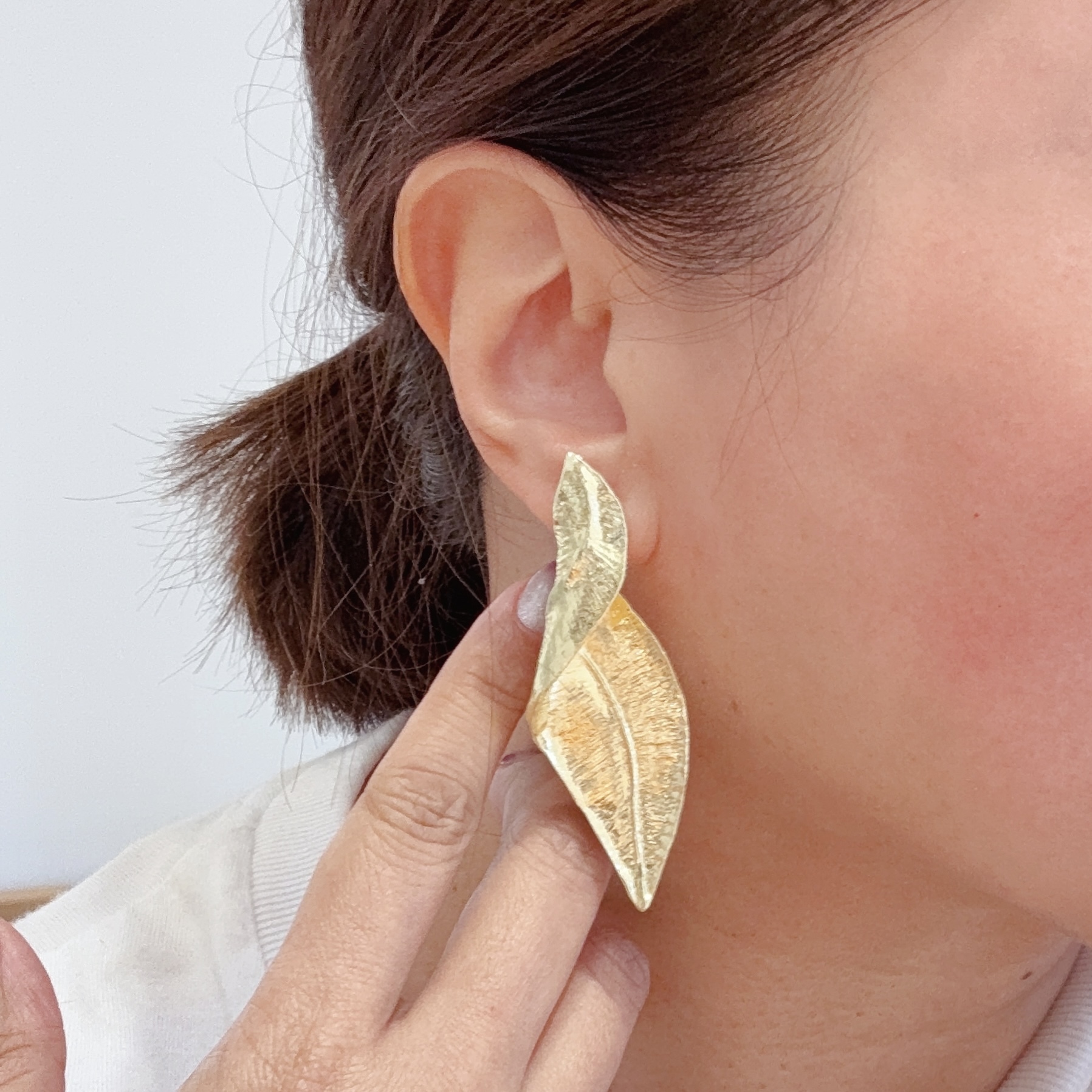 Vintage Style Leaf Shape Earrings