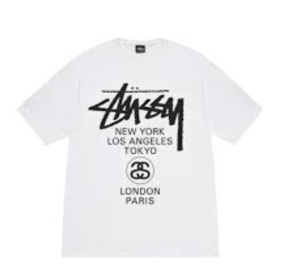 stussy世界巡迴短t