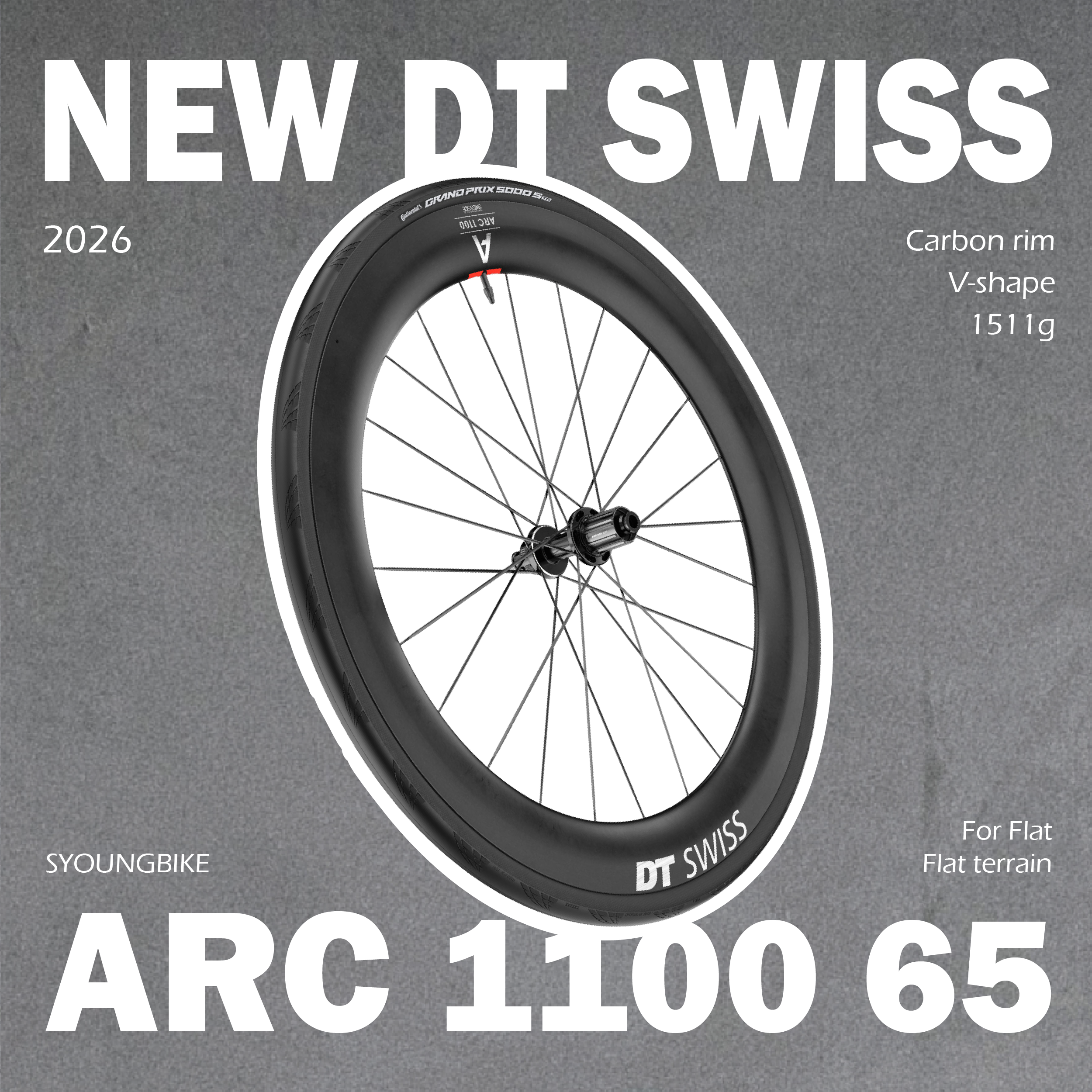新款【DT Swiss】ARC 1100 65高 輕量化碳纖輪組