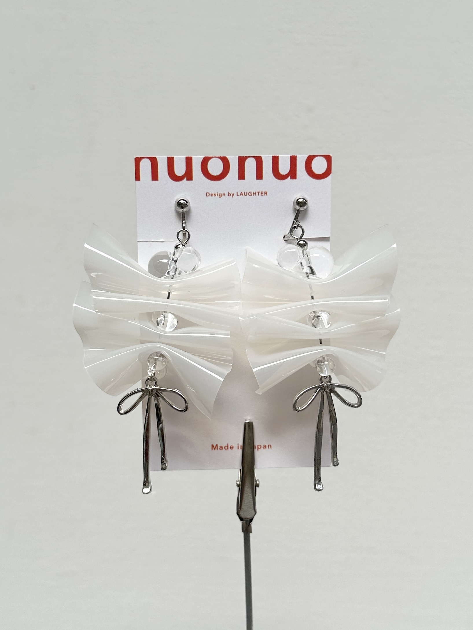 [LAUGHTER] 耳夾 | 白色 | NO.304