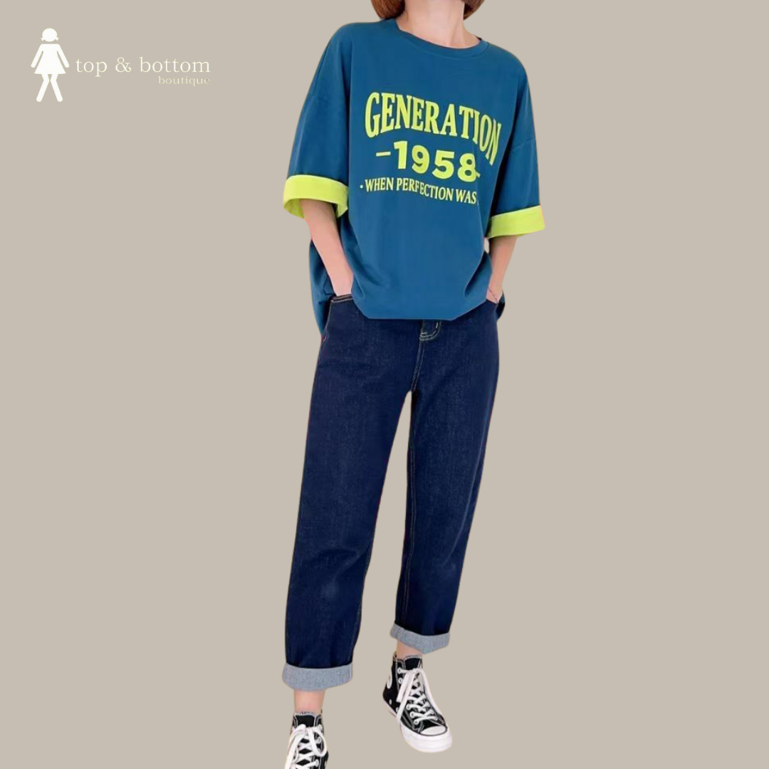 HIGH WAISTED BOYFRIEND JEANS