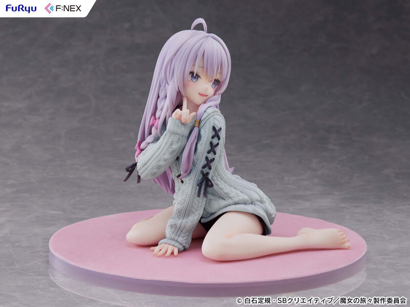 預訂1月   FURYU 魔女之旅  伊蕾娜 Wandering Witch: The Journey of Elaina Elaina knit ver. 1/7 Scale Figure Repaint BLUE Pre-order