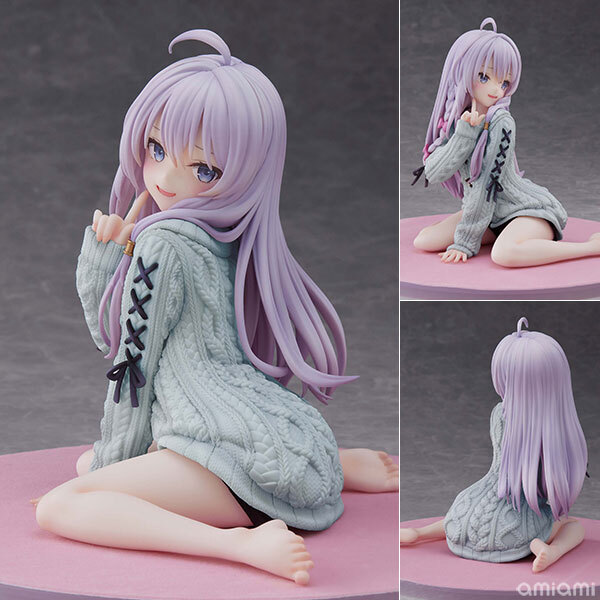 預訂1月   FURYU 魔女之旅  伊蕾娜 Wandering Witch: The Journey of Elaina Elaina knit ver. 1/7 Scale Figure Repaint BLUE Pre-order