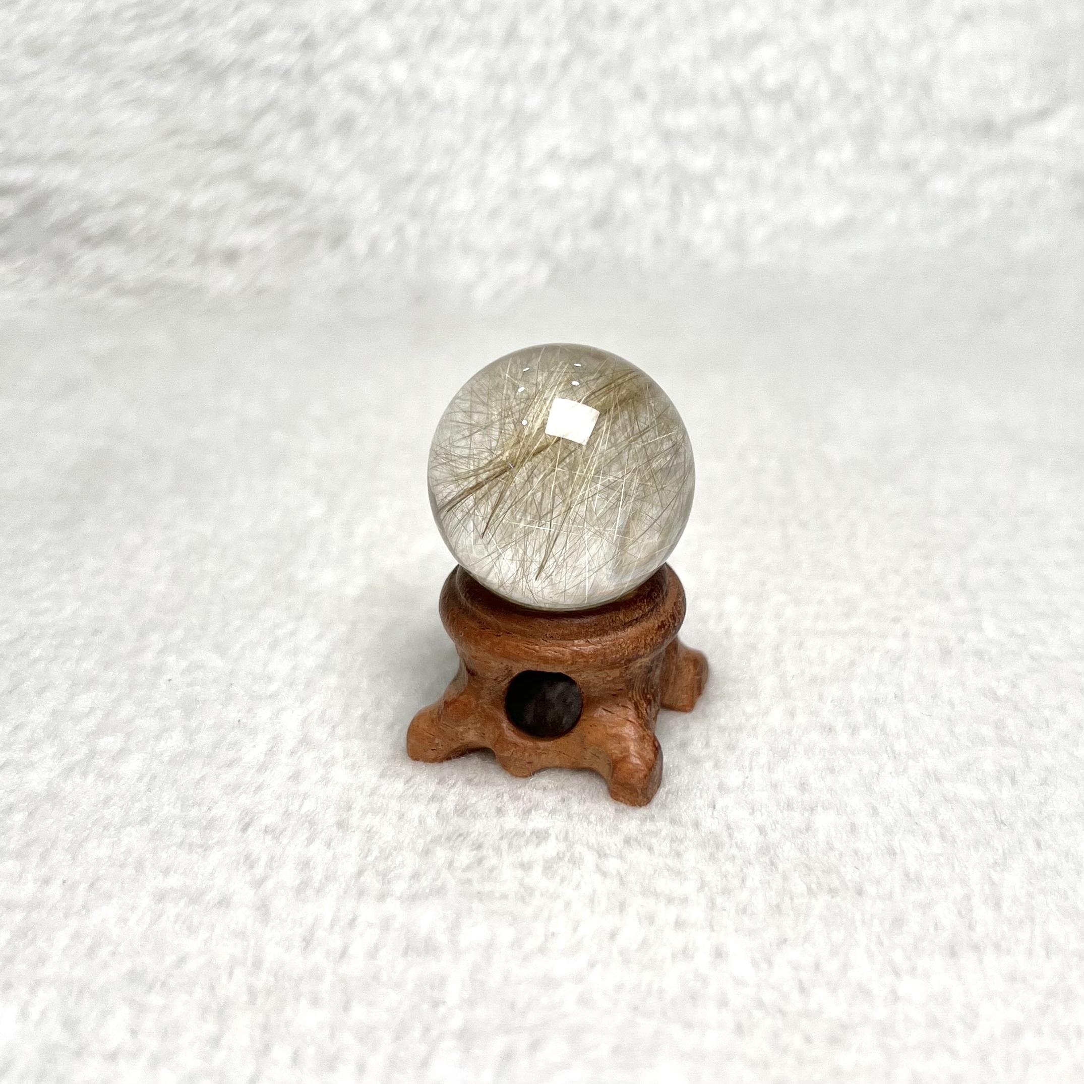 金髮晶球 2.5cm #A629