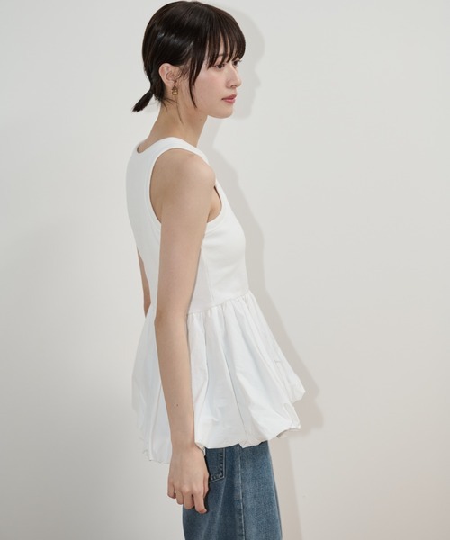 拼接氣球下擺連Pad背心