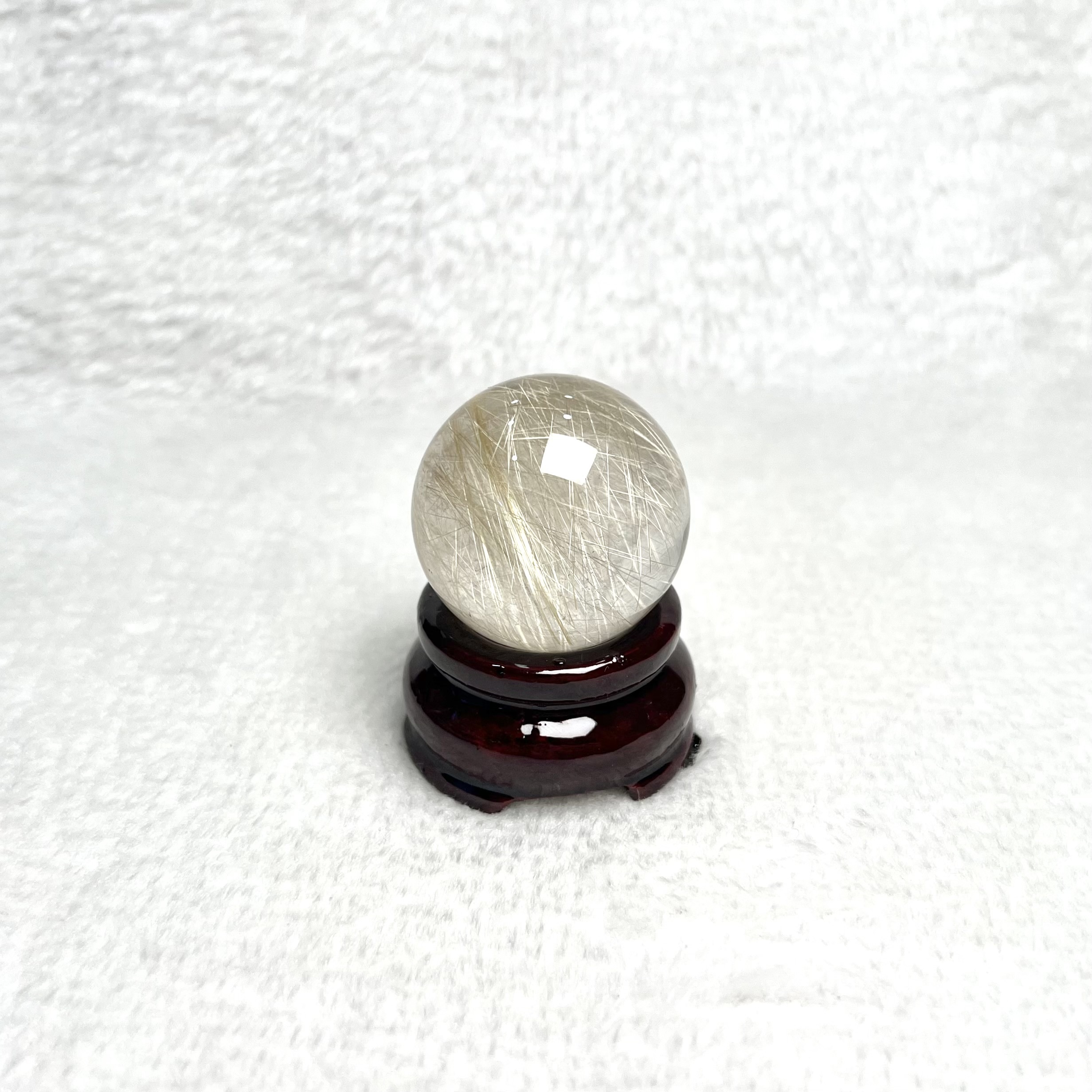 金髮晶球 3.6cm #A631