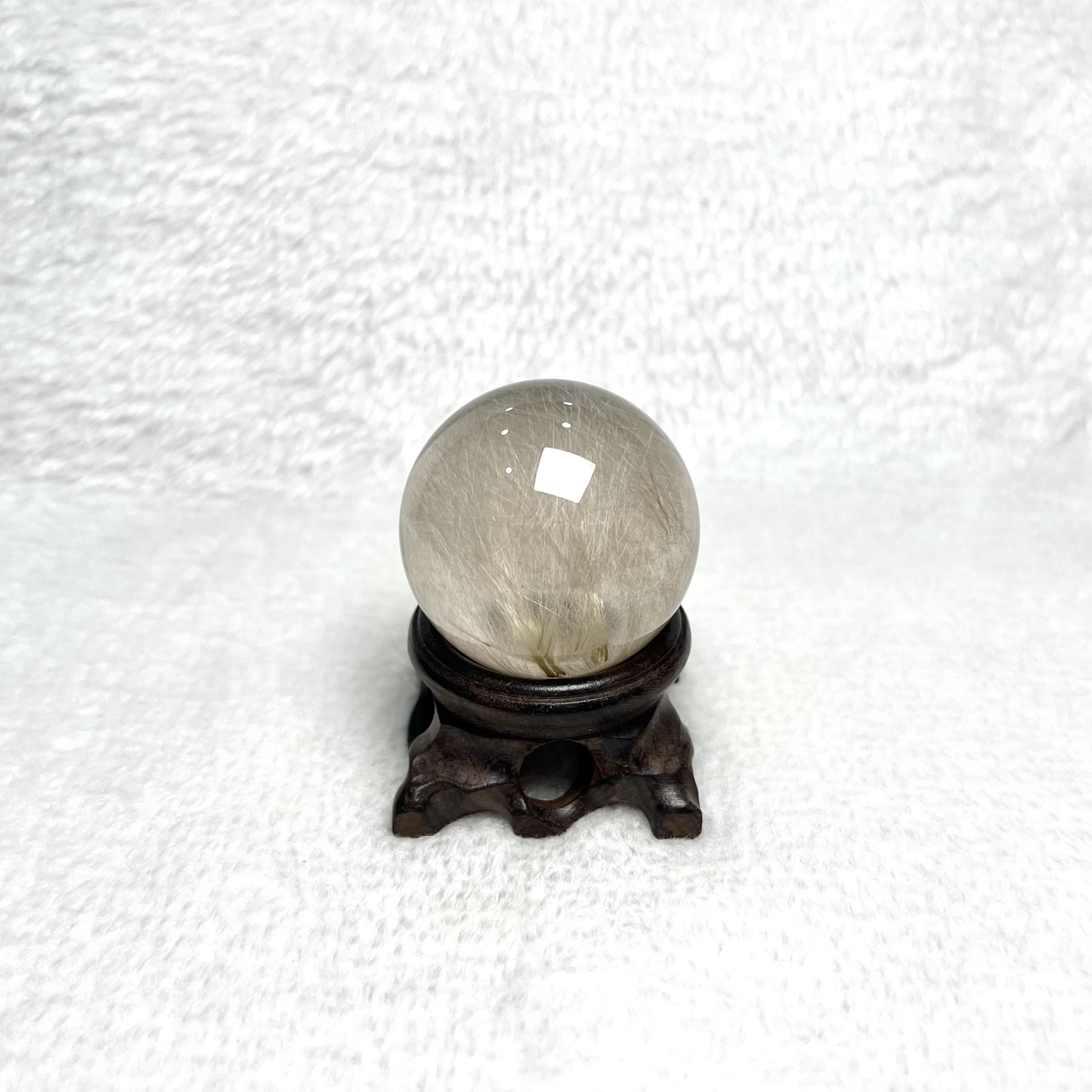 金髮晶球 4.3cm #A633