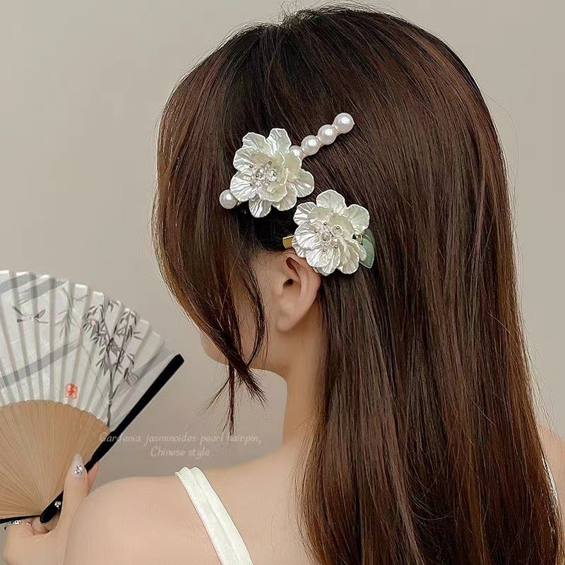 [3 FOR RM10] Chinese-Style Camellia Hair Clip