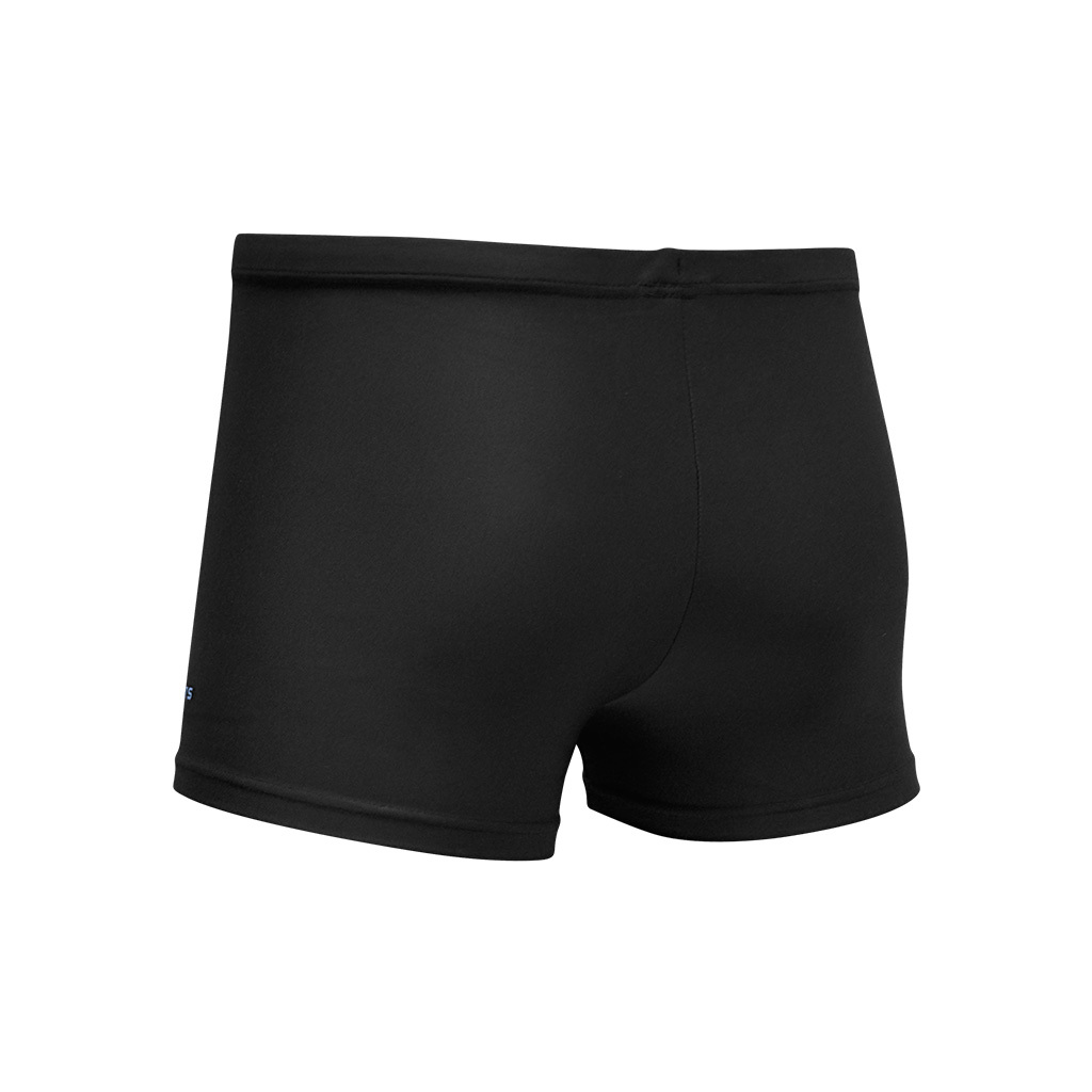 男童經典平腳泳褲 - 黑