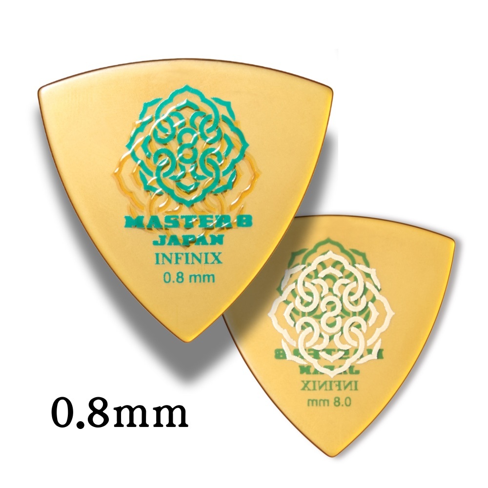 MASTER 8 JAPAN 日本製 / MASTER 8 JAPAN / INFINIX HARD POLISH 橡膠防滑 吉他彈片 淚滴 / JAZZ / 三角 第 6 張圖片｜三峽吉他 / Bass