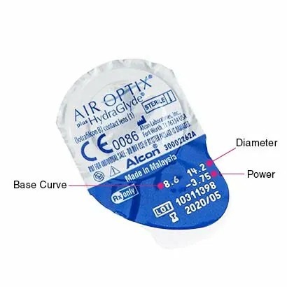 [月拋] Alcon Air Optix plus HydraGlyde｜月拋透明矽水凝膠隱形眼鏡｜每盒6片