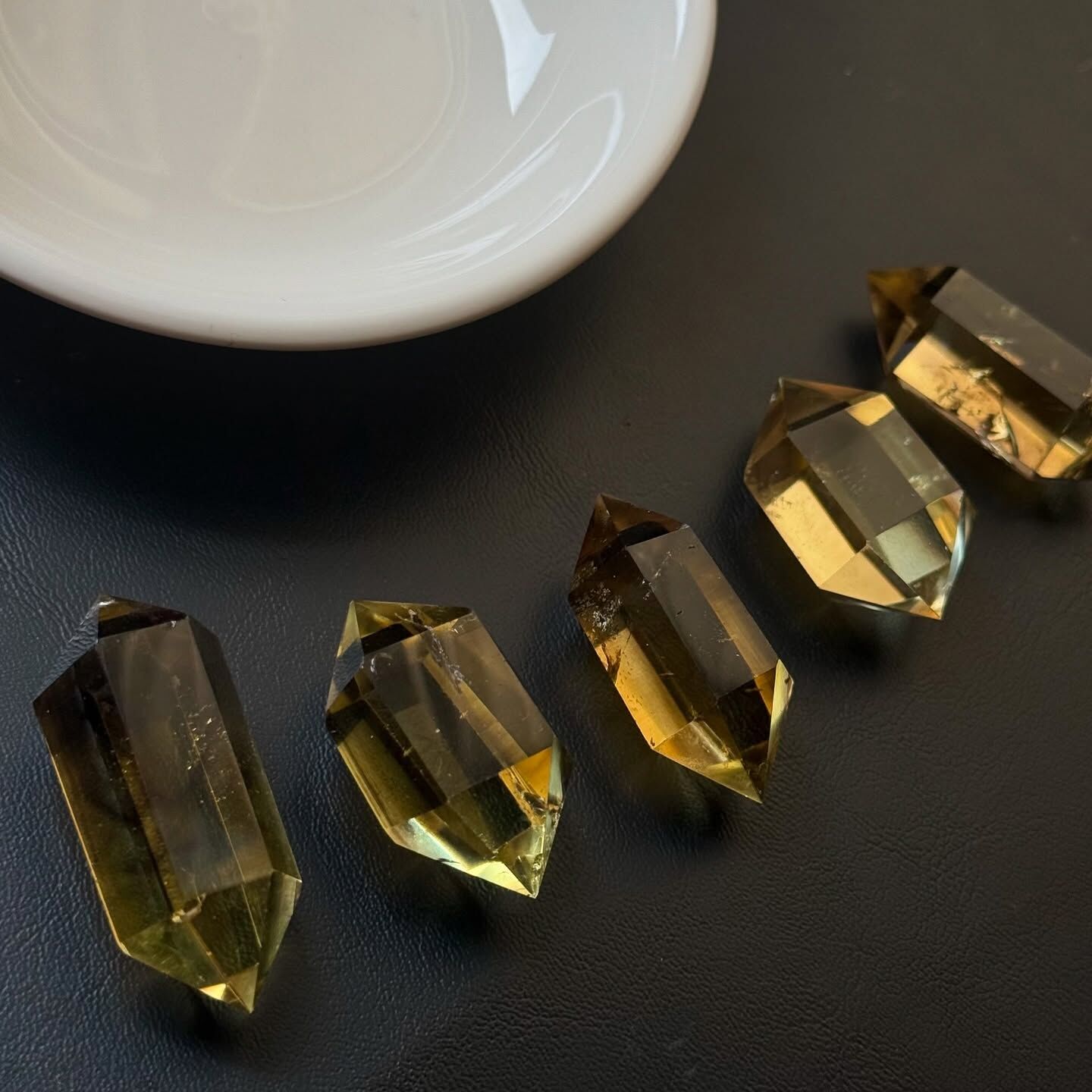 [原石] 黃水晶 雙尖水晶