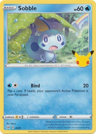 Sobble - 24/25 - 25th Anniversary Non-Holo Promo