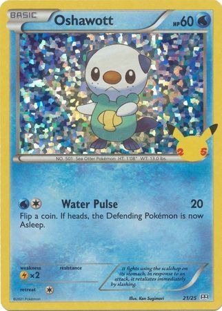 Oshawott - 21/25 - 25th Anniversary Holo Promo