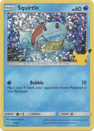 Squirtle - 17/25 - 25th Anniversary Holo Promo