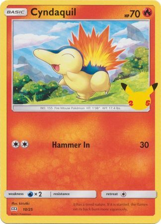 Cyndaquil - 10/25 - 25th Anniversary Non-Holo Promo