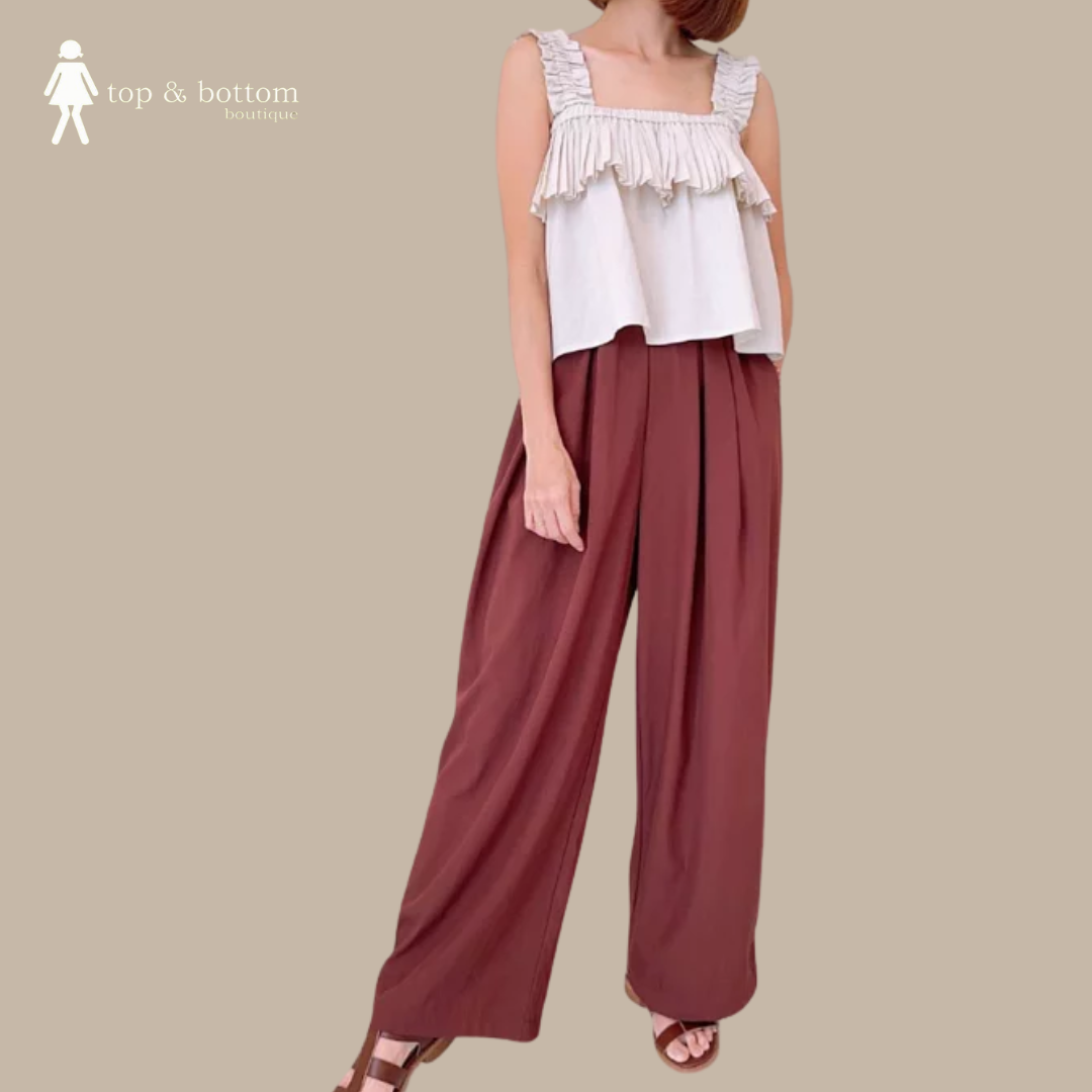 HIGH WAISTED LONG CULOTTES